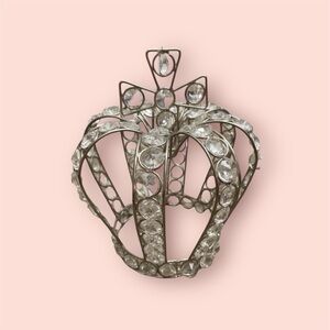 Jeweled queen crown decor